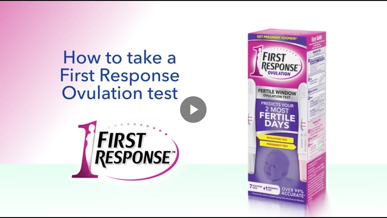 How to Take and Read an Ovulation Test| First Response