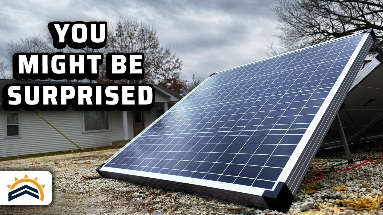 Что производят солнечные панели в пасмурные дни?