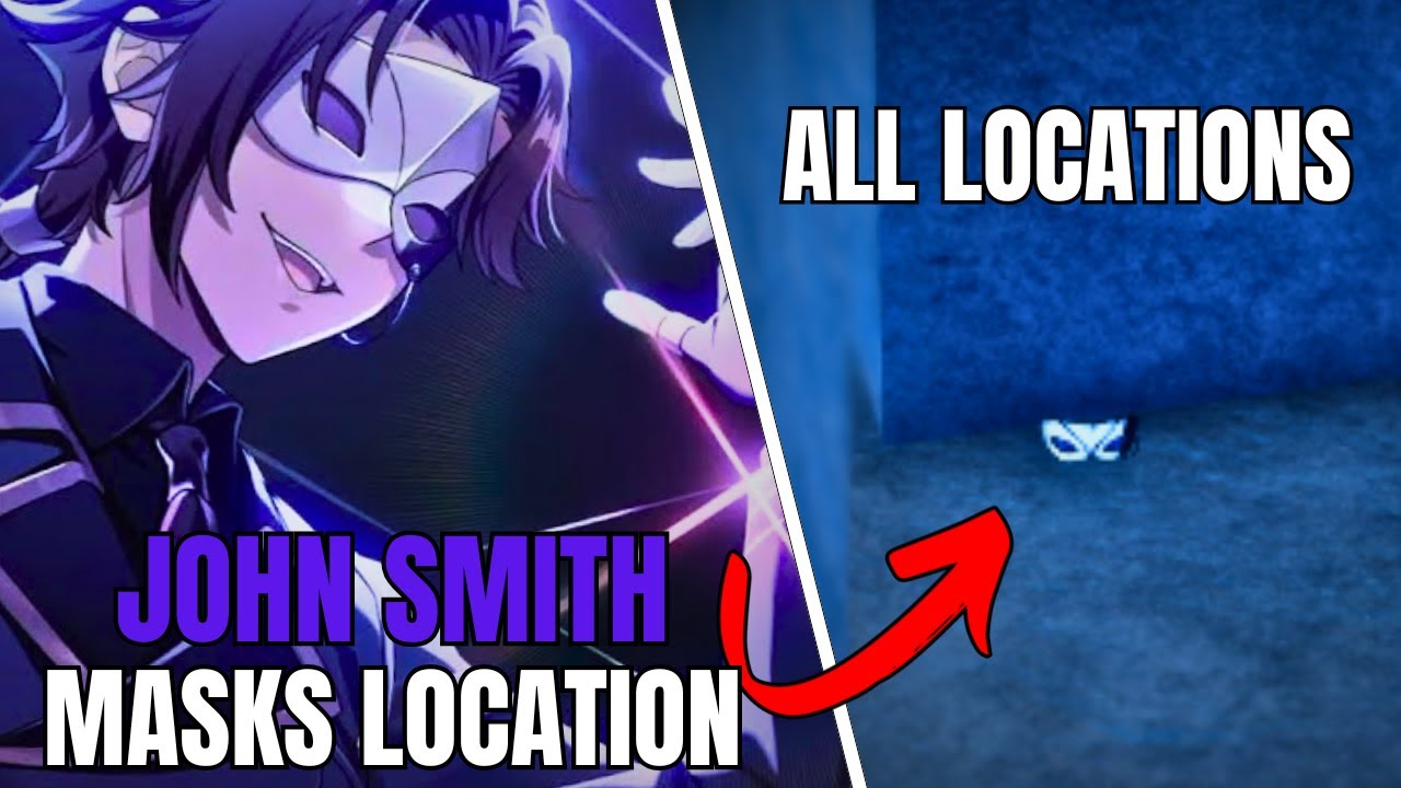 Second Piece | John Smith All Masks Locations (GUIDE) #secondpiece