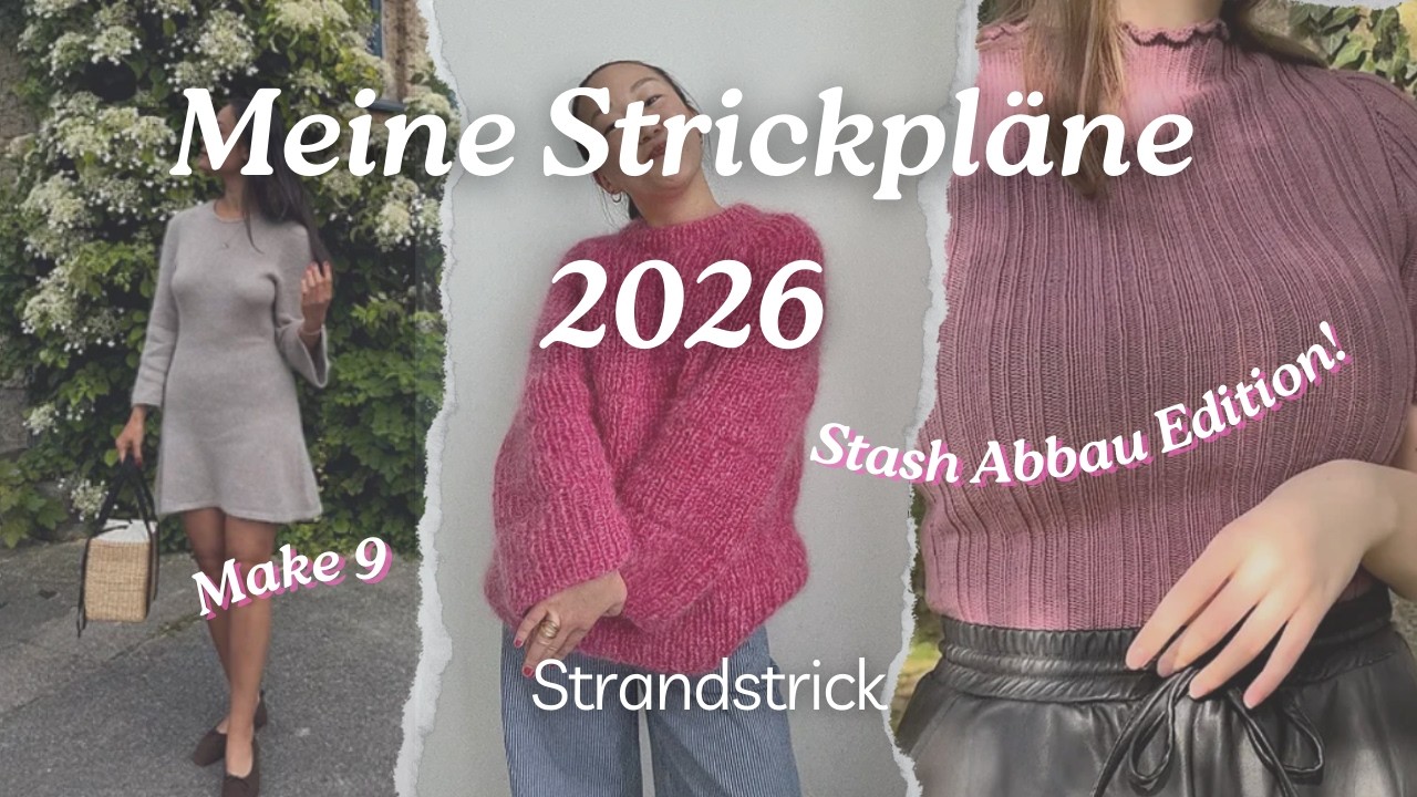 Stash Abbau & wunderschöne Anleitungen | Make 9 - Strickpläne | Strandstrick🧶