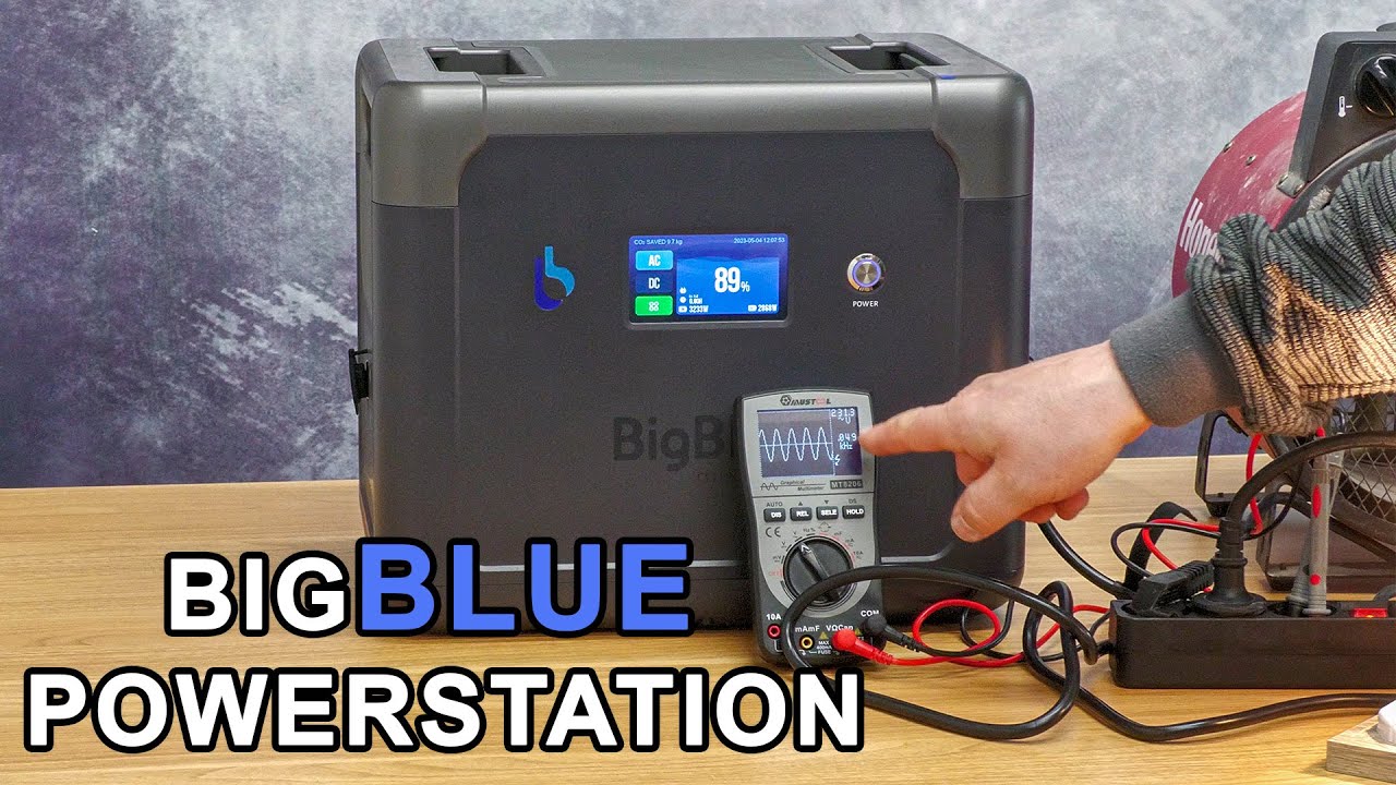 BigBlue Tragbare Powerstation CP2500, 1843Wh LFP Batterie Backup USV mit 2500W
