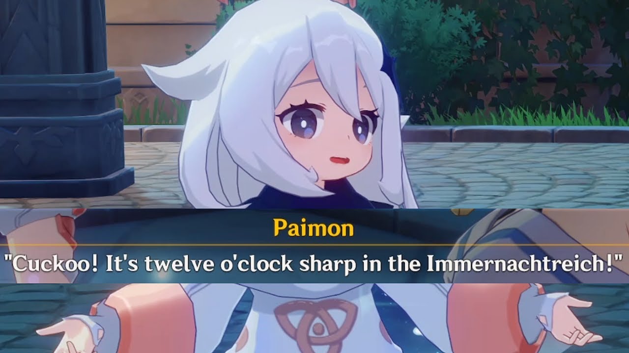 Paimon - Cuckoo! its twelve o'clock sharp in the immernachtreich!