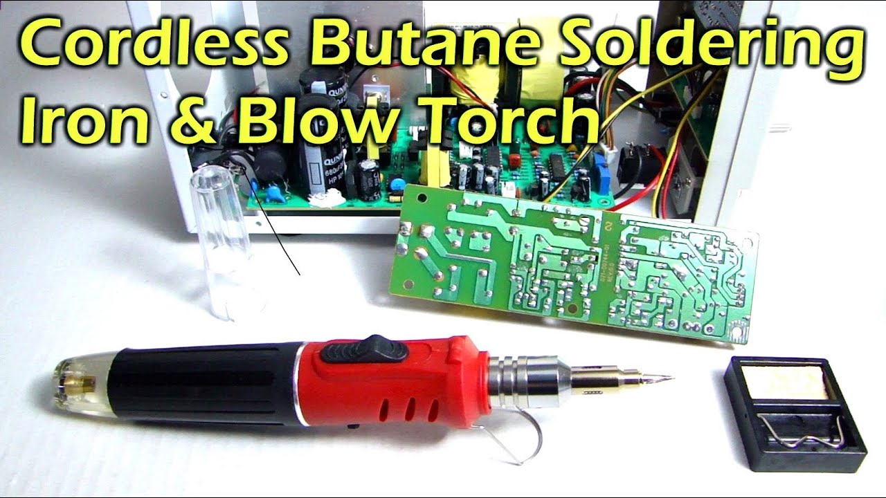 Cordless Butane Soldering Iron & Blow Torch