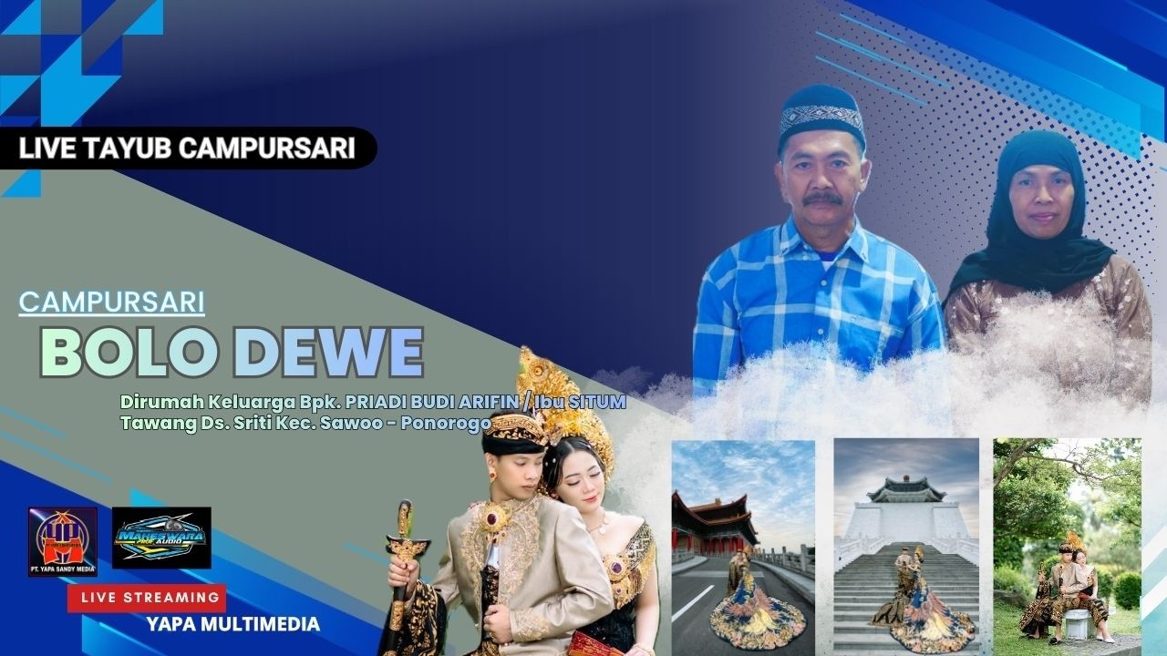 Live Streaming Campursari Tayub BOLO DEWE Bpk. PRIADI BUDI ARIFIN / Ibu SITUM Sriti Sawoo - Ponorogo