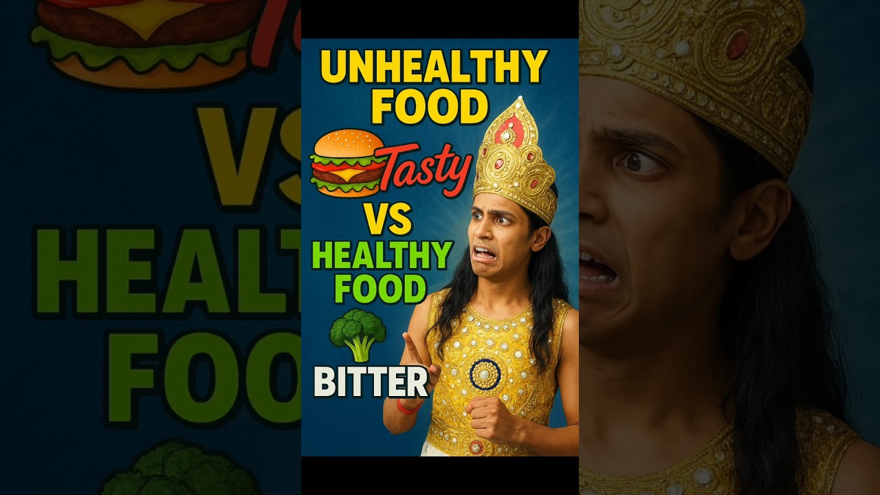 Why Tasty Food Is Always Unhealthy 🤔🍕 #FunnyVideo #ComedyShorts #FoodLogic  #Relatable