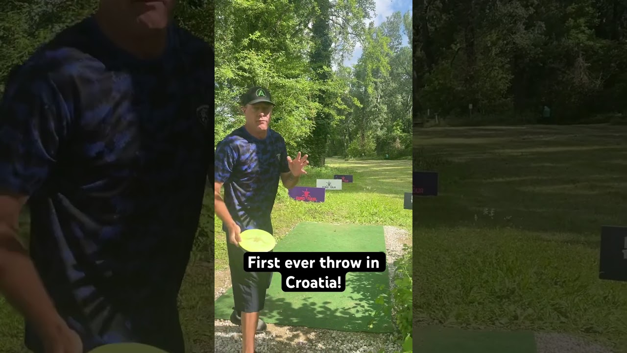 Practicing for the PDGA Euro Tour before the Pro Forester!