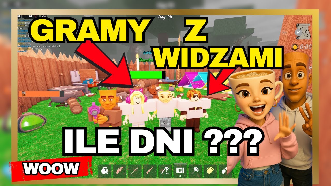 Zagraliśmy z naszymi widzami w 99 nocy w lesie w Roblox