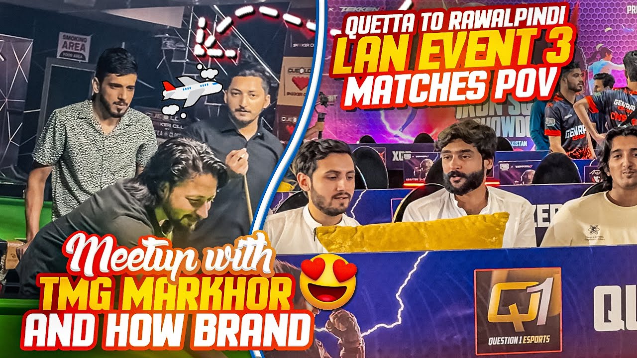 Rawalpindi Lan Event Matches For Lahore Final 🔥 | Meetup With How Brand And TMG Markhor | MK Gaming