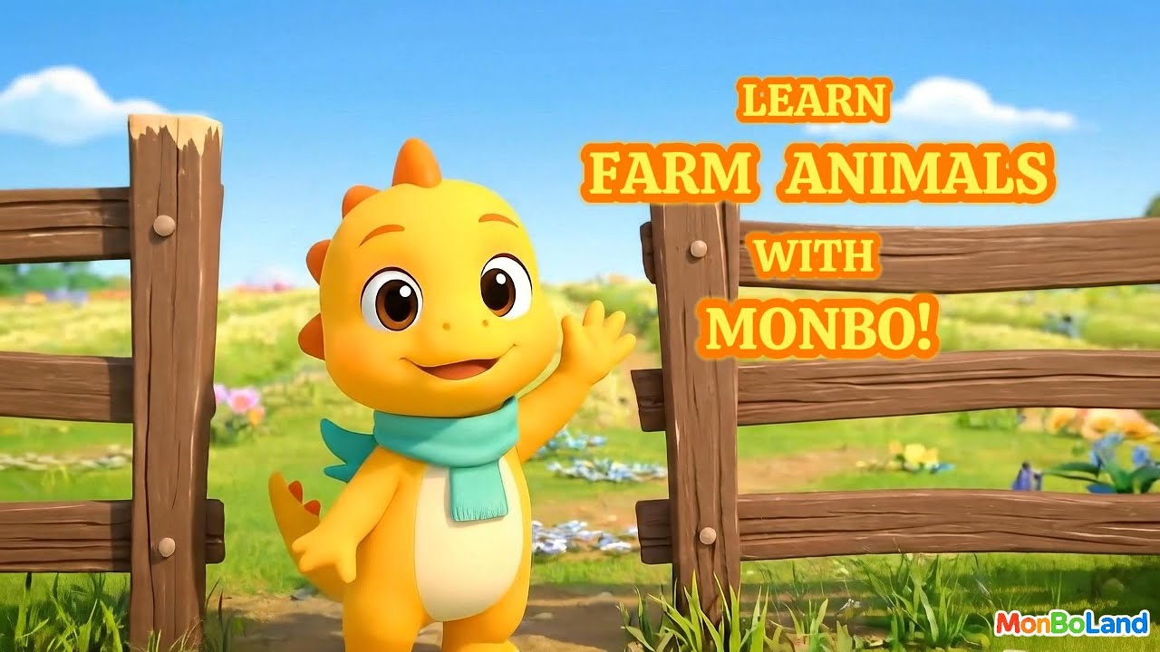 Learn Farm Animals with MonBo | Animal Sounds for Kids | MonBoLand Official Ep 16