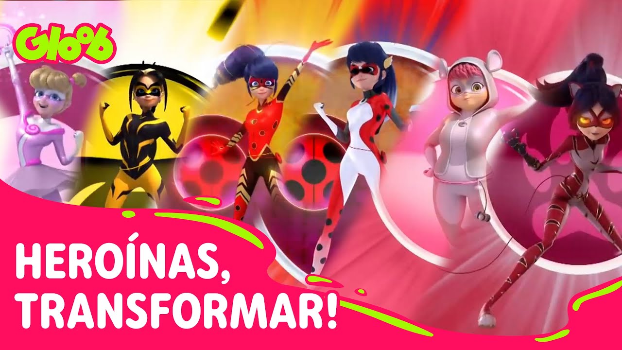COMPILADO MIRACULOSO PARTE 1 | HERÓIS MIRACULOSOS | MIRACULOUS 4ª TEMPORADA | Mundo Gloob