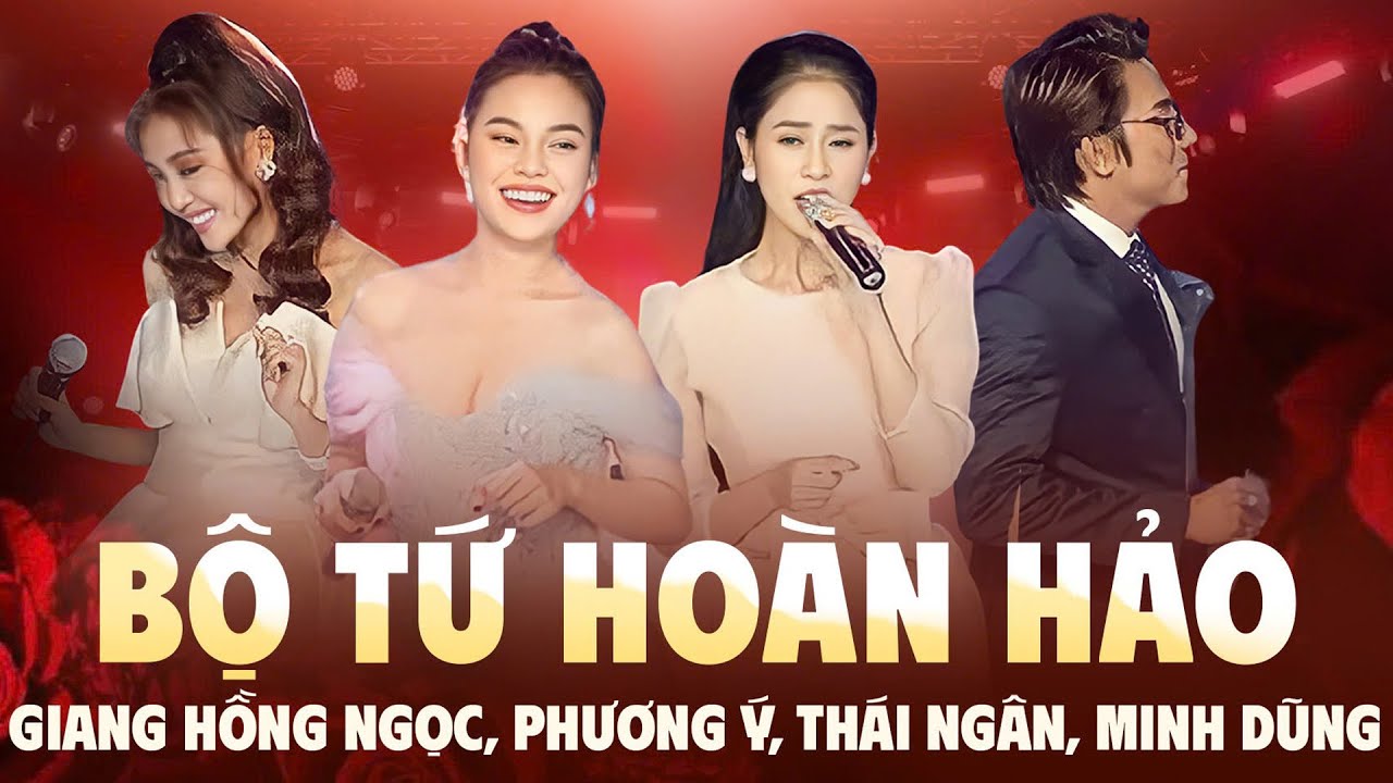 Giang Hồng Ngọc, Phương Ý, Thái Ngân, Minh Dũng - Bộ Tứ Hoàn Hảo | LK Tình Nghĩa Đôi Ta Chỉ Thế Thôi