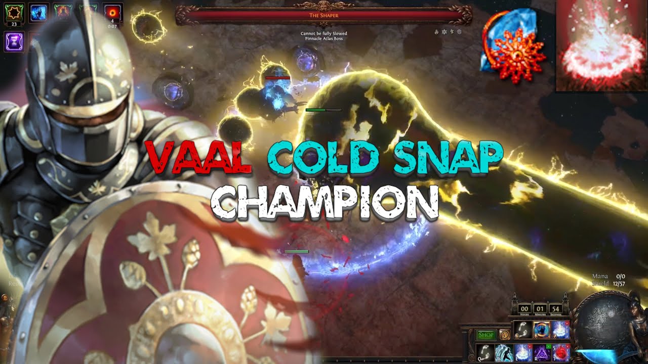 Vaal Cold Snap Gladiator Transformed into a Champion