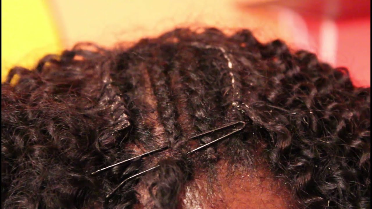How to do a Crochet/Sew-in using a bobby pin