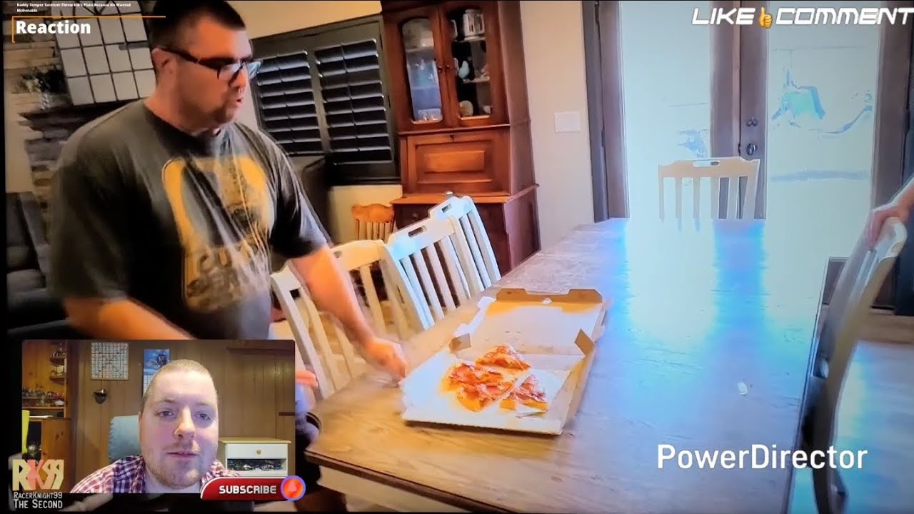 Daddy Temper Tantrum Throw Kid's Pizza Because He Wanted McDonalds REACTION 