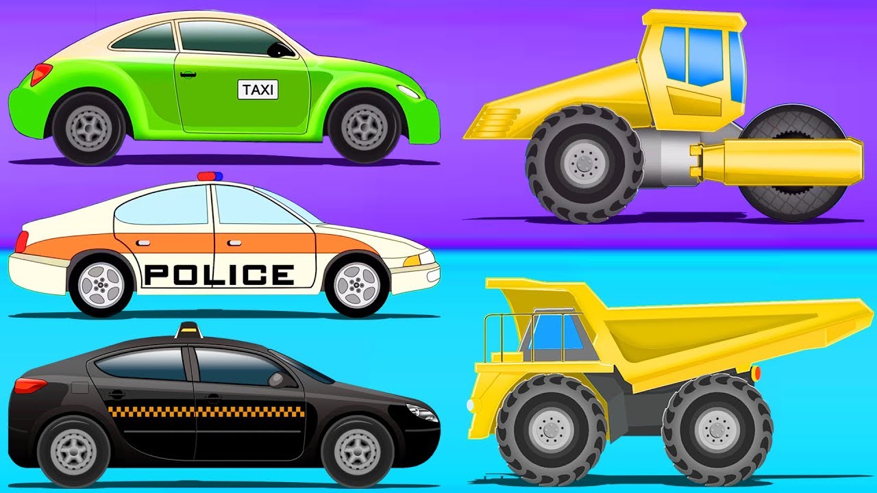 Learning Street Vehicles | Cartoon Videos For Children by Kids Channel