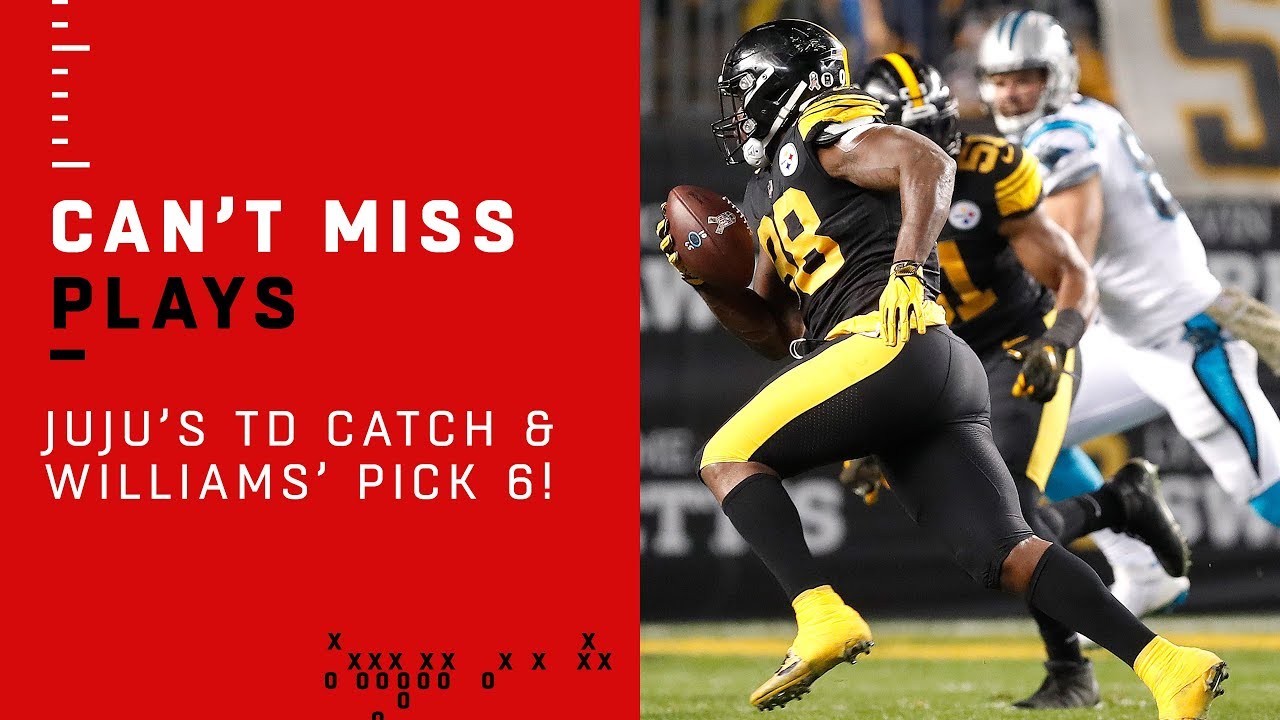 Back-to-Back Steelers TDs w/ JuJu's 75-Yarder & Cam's Pick 6!