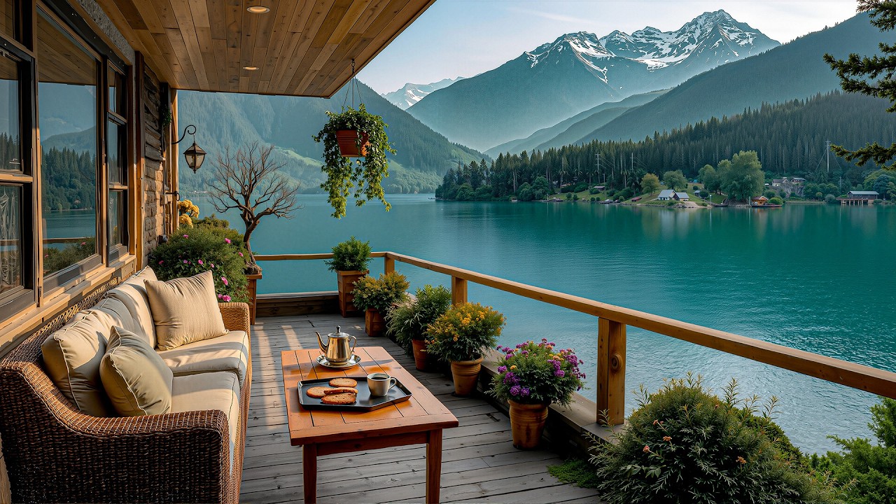 Smooth Jazz In A Morning Cabin Atmosphere - Gentle Jazz Harmony For A Relaxing Weekend