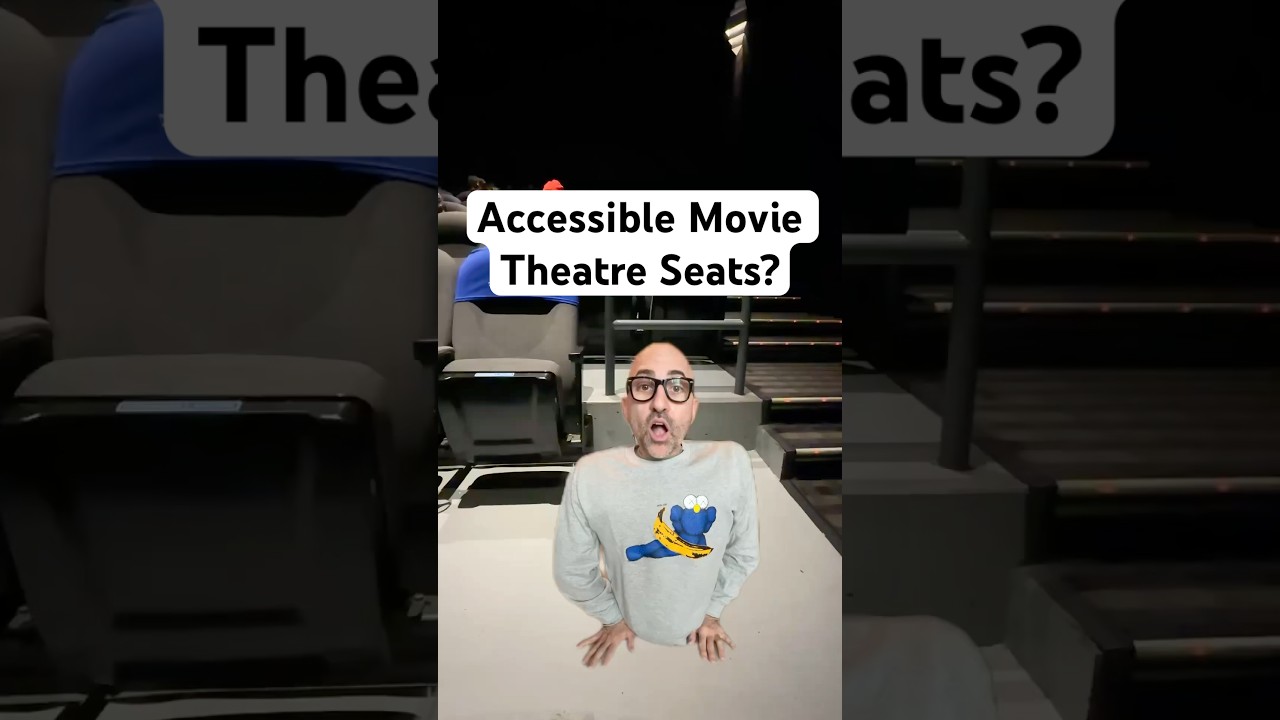 Accessible Movie Theatre Seats: Equality vs. Equity #disability #accessibility  #equity