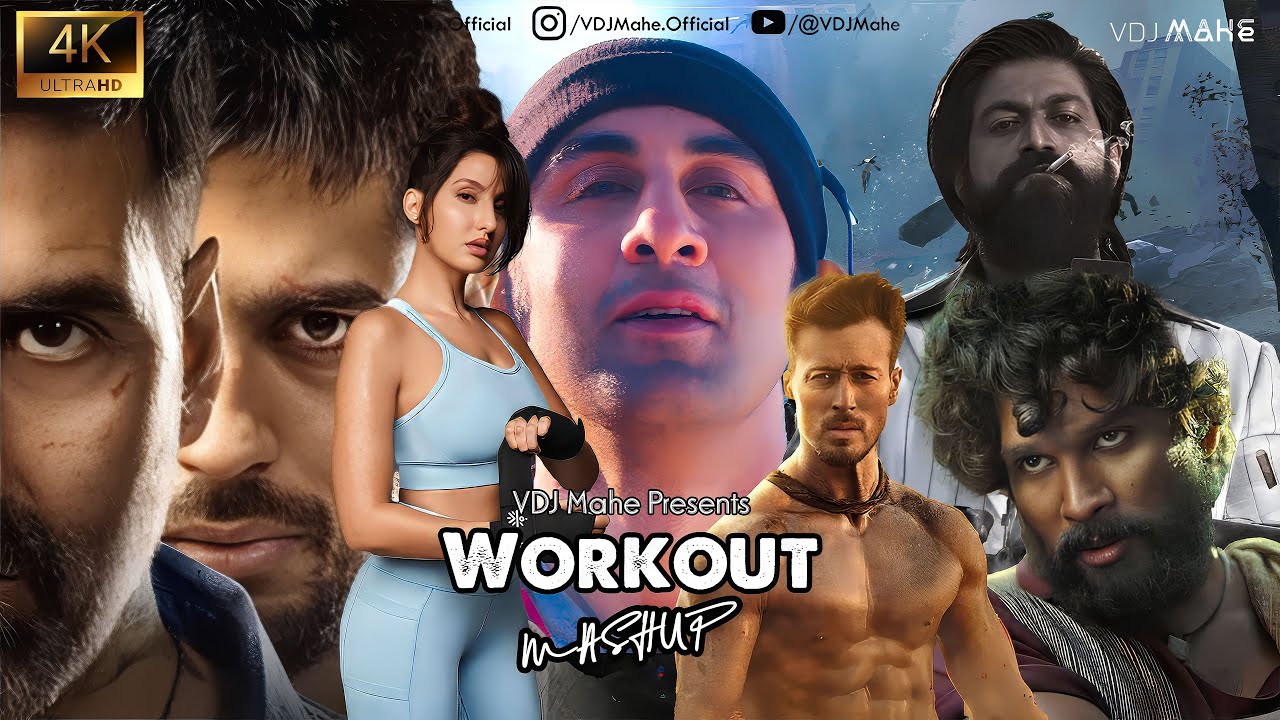 Workout Mashup – The Motivational Mashup 2025 By DJ DALAL LONON+ & VDJ Mahe - Bollywood Song HD