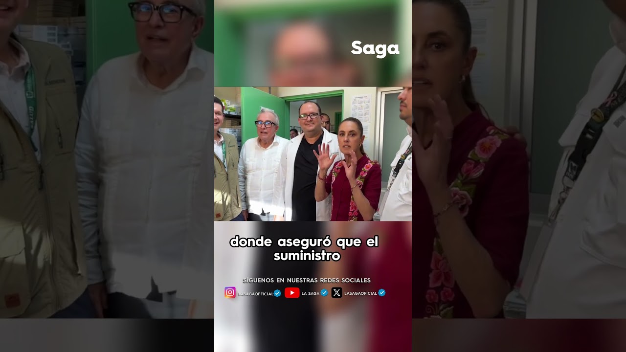 Entre denuncias por desabasto, Claudia Sheinbaum lleg&oacute; al Centro de Salud de Sinaloa.