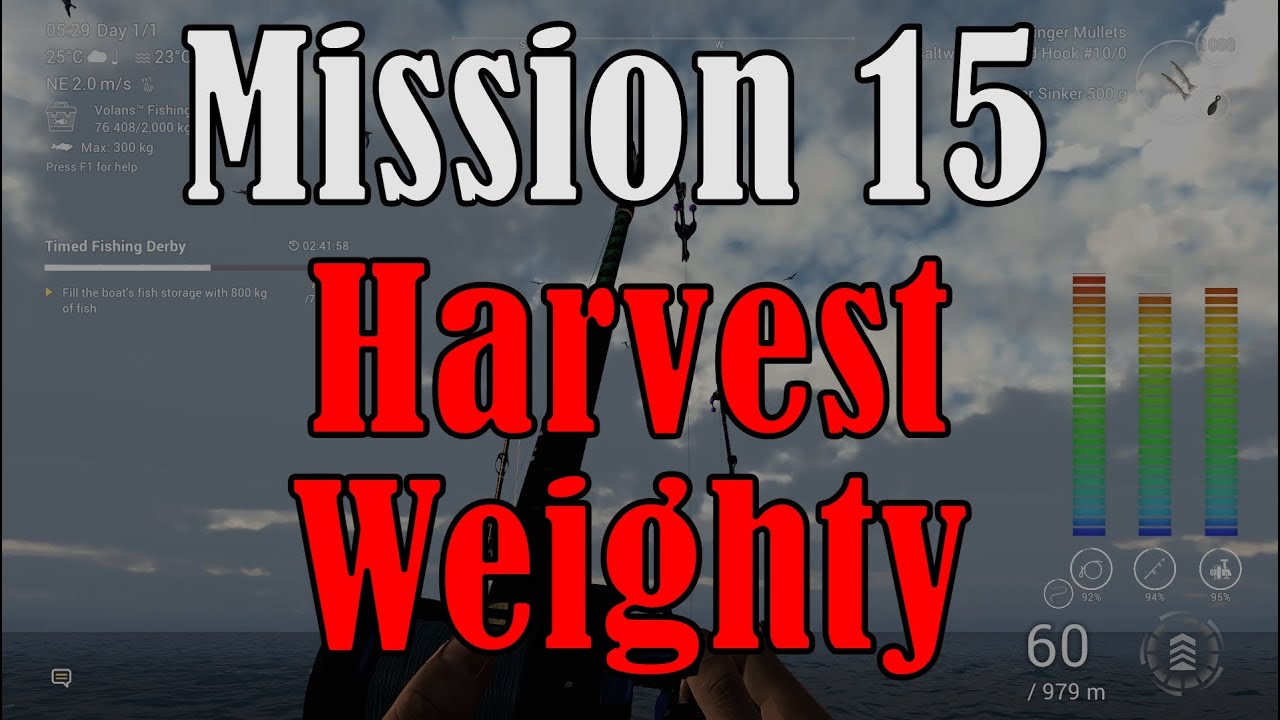 Fishing Planet - KAIJI NO RI - Mission 15 Fish Finder 360 Harvest Weighty | Fishing Derby