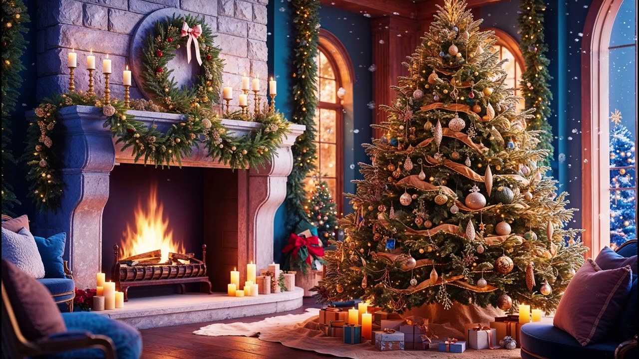 Cozy Christmas Jazz/Julig jazz f&ouml;r h&auml;rlig julst&auml;mning / 4K