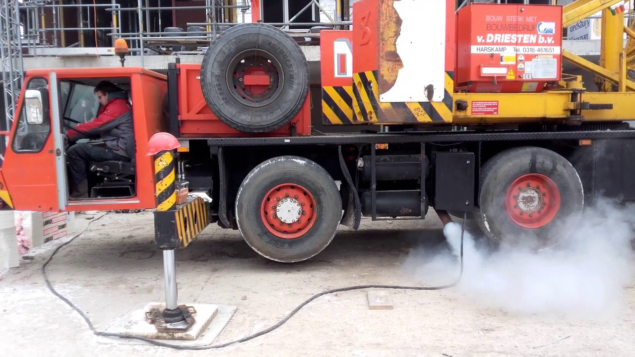 Spierings AT3 diesel cold start