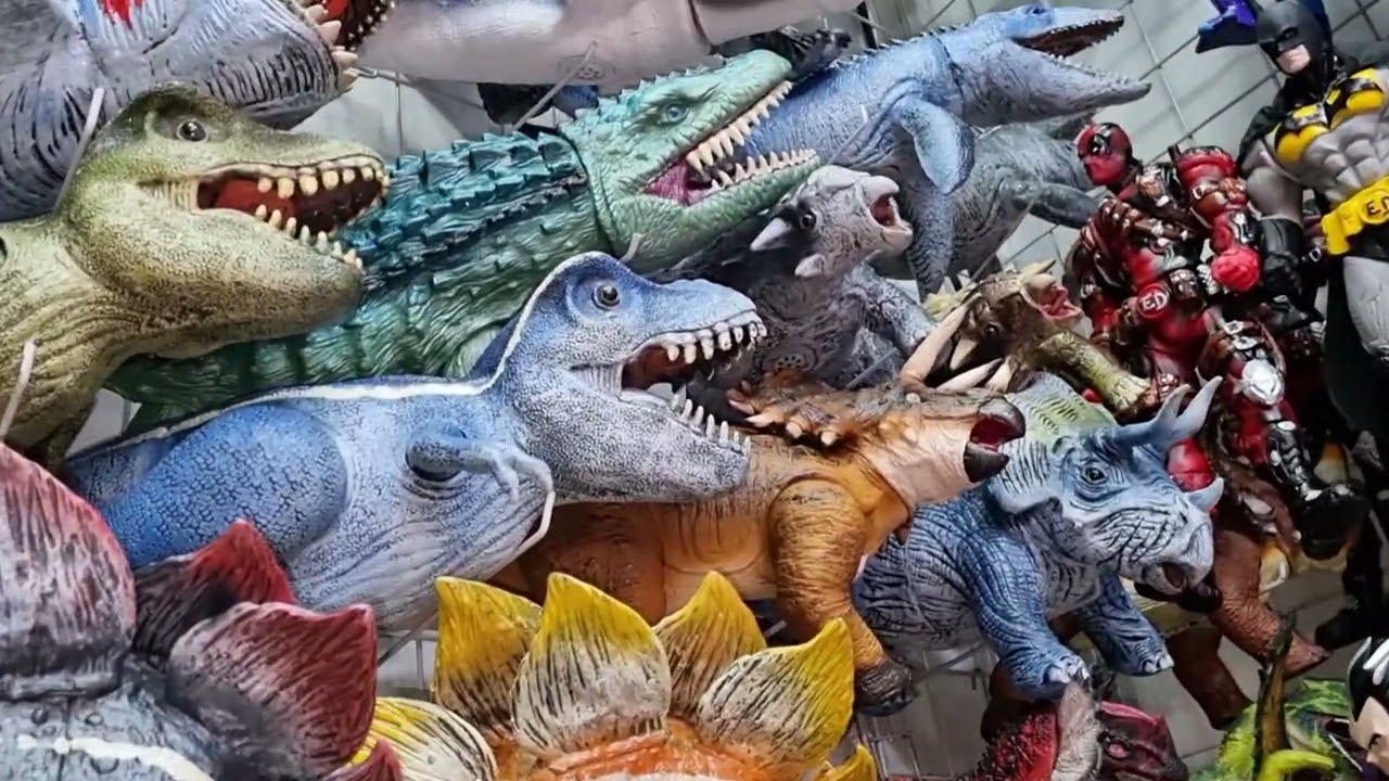 Juguete Maqueta, dinosaurios callejón giron 