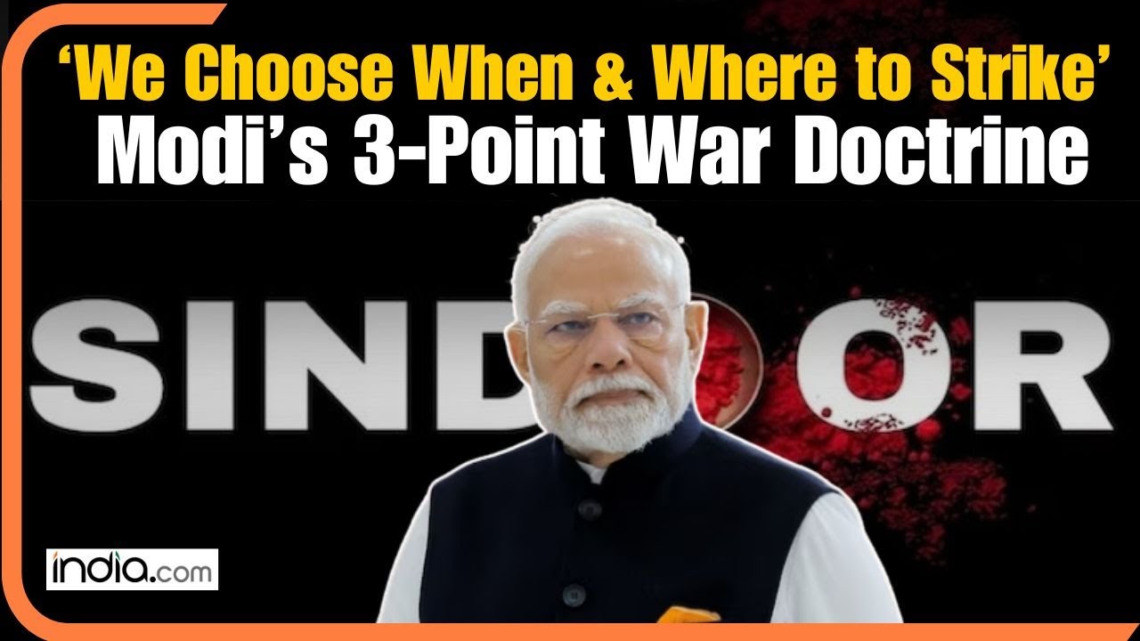 'New India, New Rules': PM Modi&rsquo;s 3-Point War Doctrine STUNS The World | India vs Pakistan