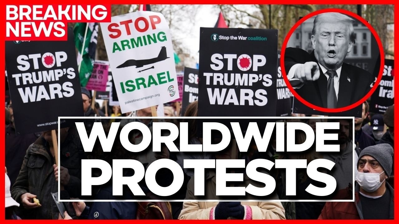 WORLDWIDE PROTESTS VS IRAN WAR LIVE | Washington, NYC, London March Against Middle East Escalation