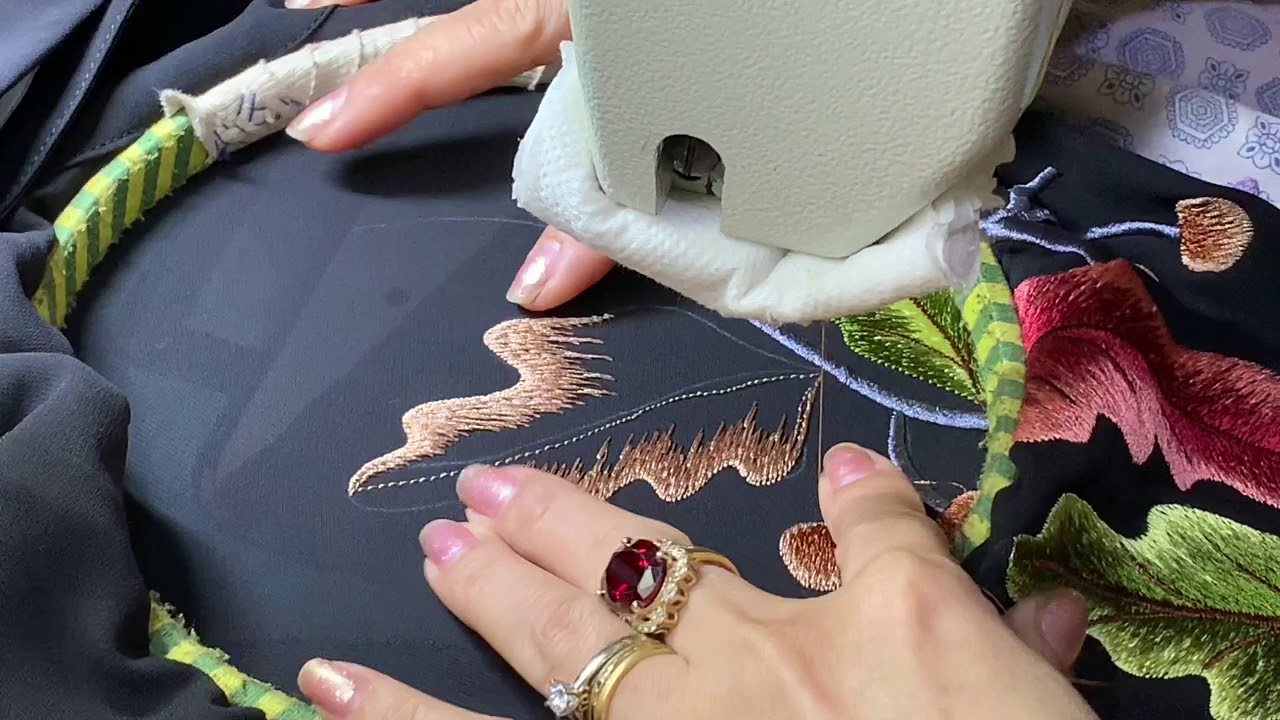 Hướng dẫn mũi thêu lắc cơ bản - Embroidery for beginner (English Sub)