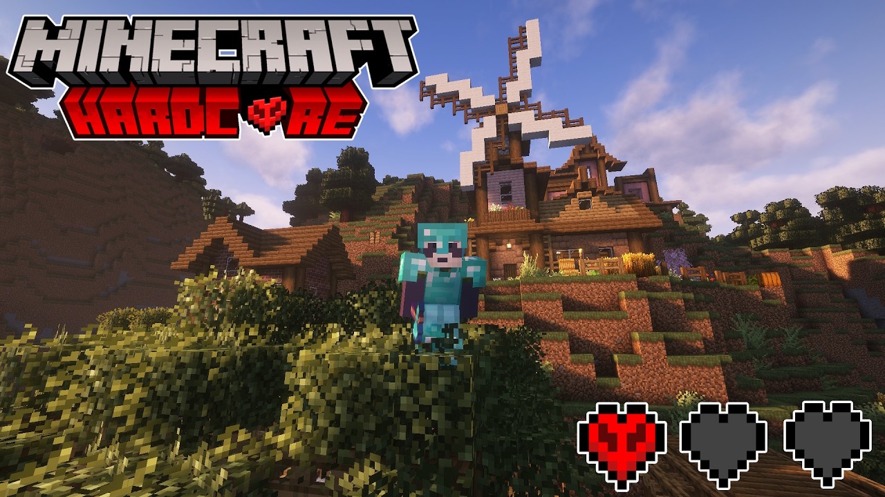 Will we finish the mansion?!!... LIVE in Hardcore Minecraft!