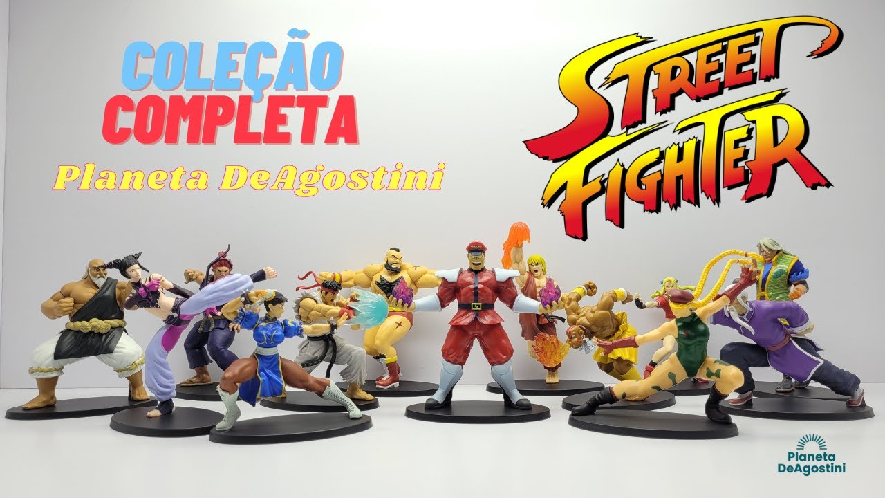 Coleção Street Fighter Planeta Deagostini completa