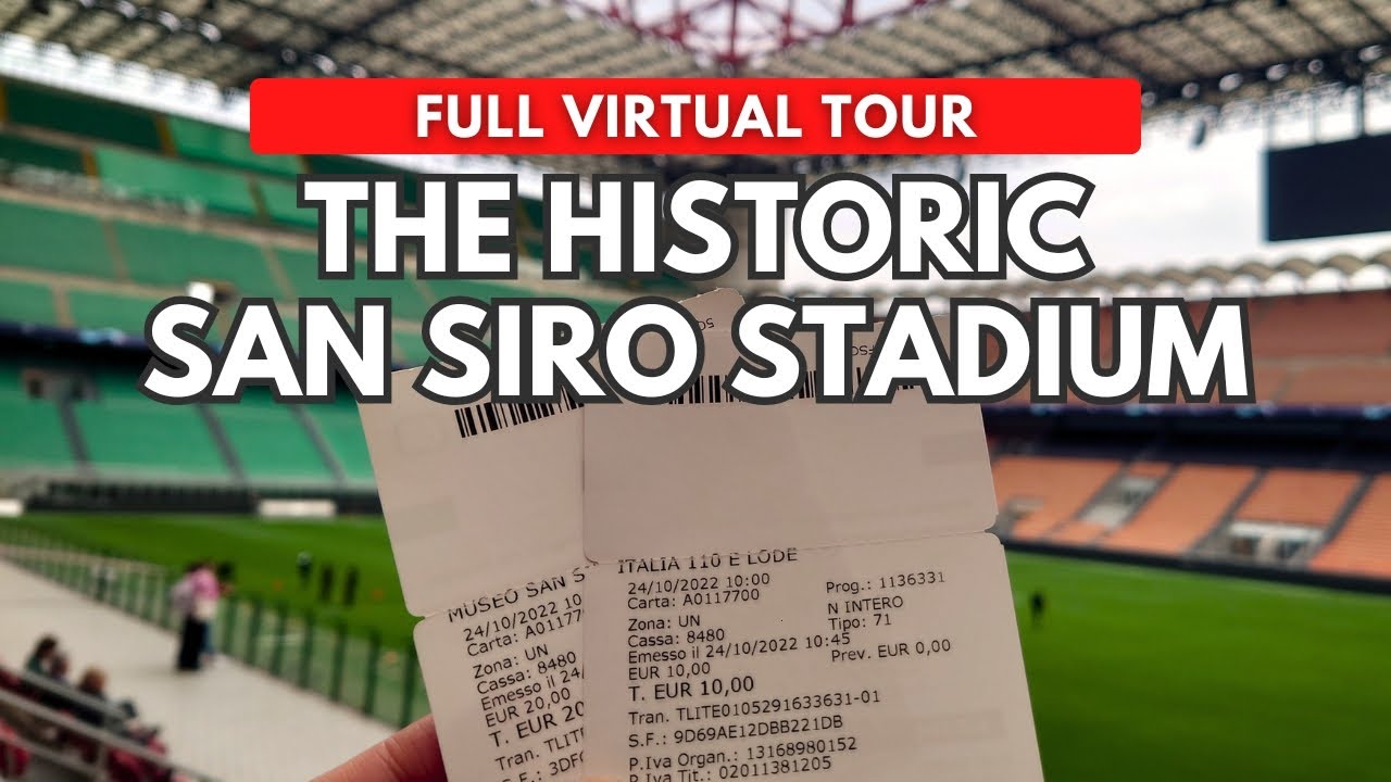 WELCOME to Milan SAN SIRO STADIUM - COMPLETE FULL TOUR