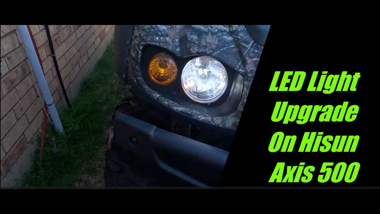 2023 HISUN AXIS 500 4X4 UTV SIDE BY SIDE LED LIGHT UPGRADE!! #hisun #hisunaxis #sidebyside #AXIS500