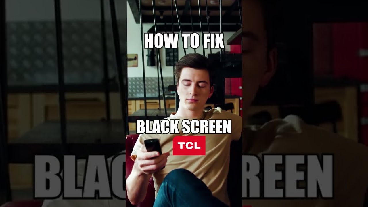 Black Screen on a TCL TV? Do this! 📺 #Shorts
