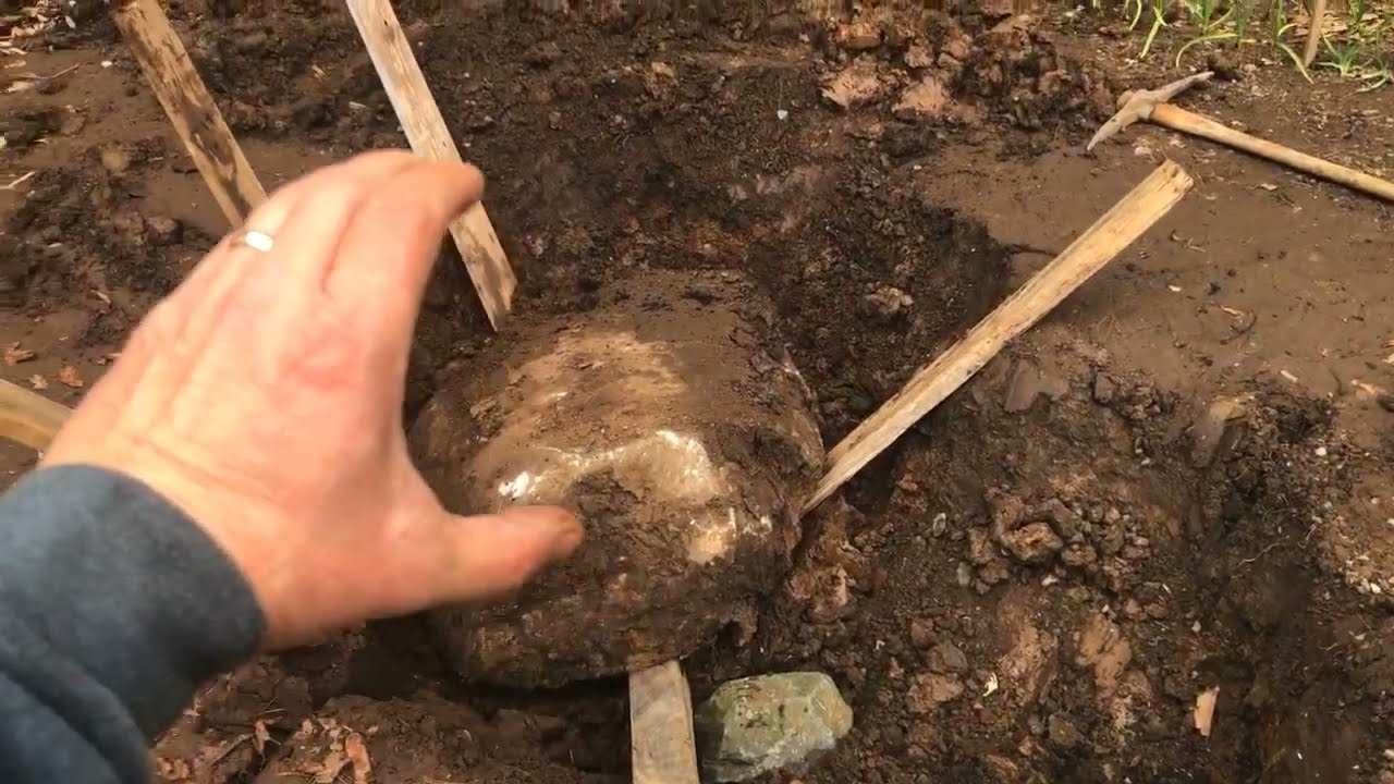 The Rock - How to easily move huge rocks/boulders from your garden or yard without machines