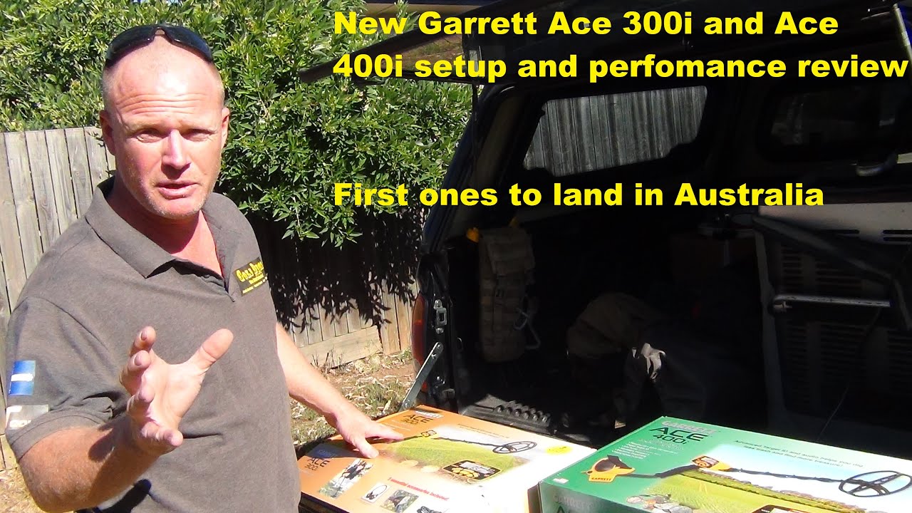 Garret Ace 300i & Ace 400i setup reveiw Australia test metal detector