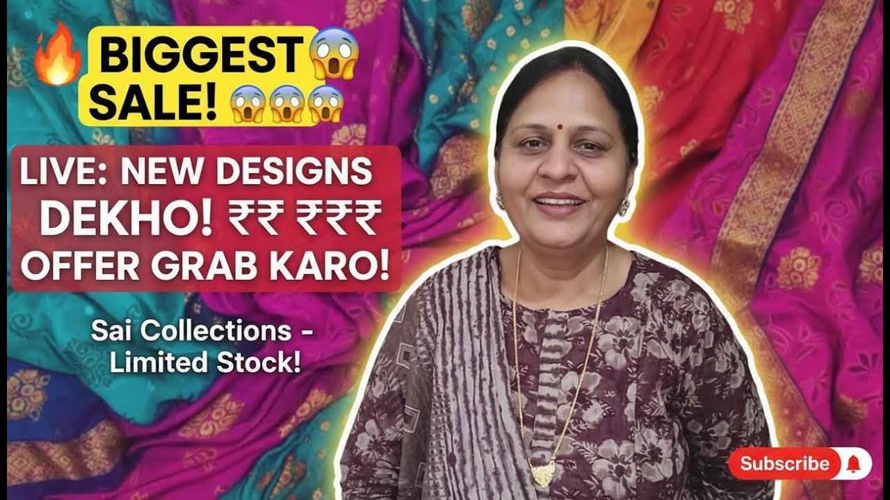 Live Stream of sai womens collections
