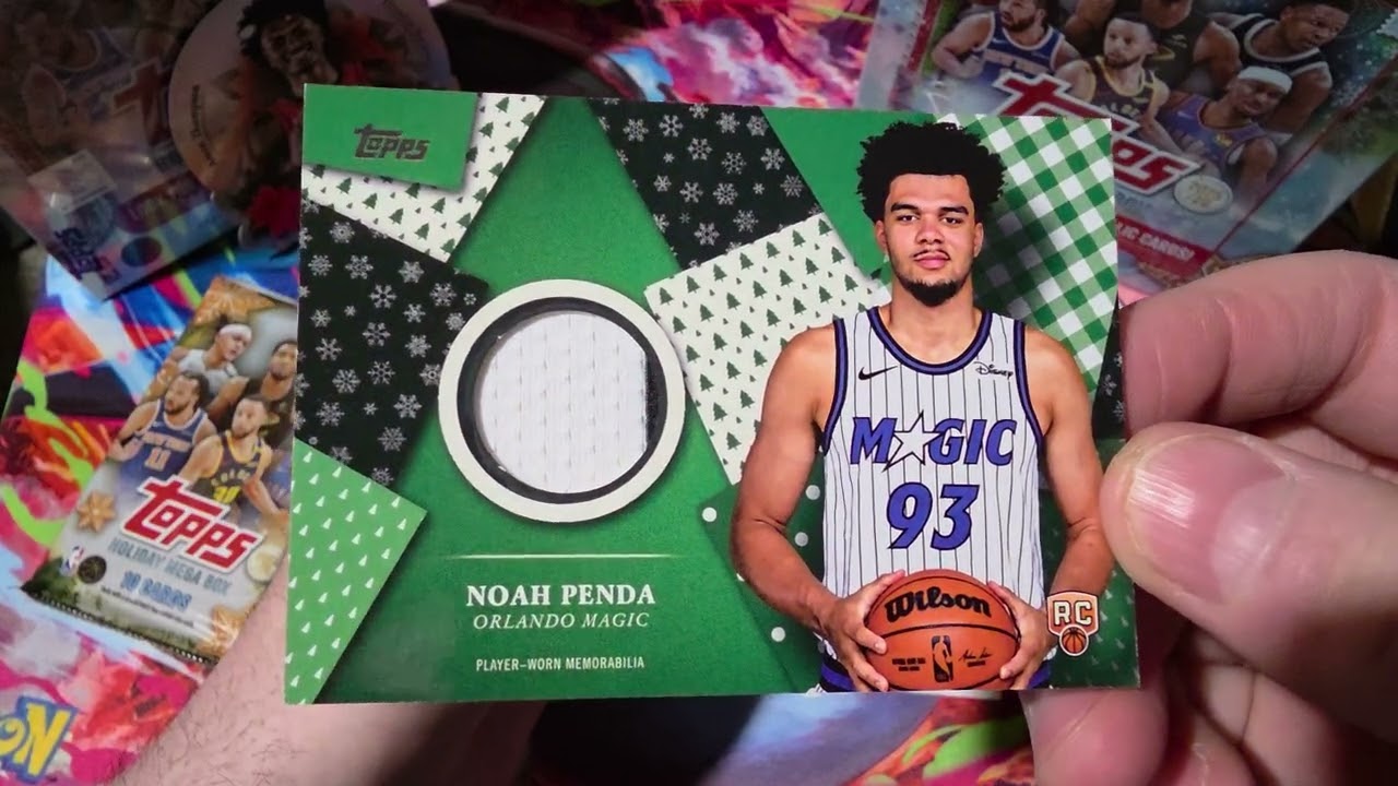 Another 2025-26 NBA Topps Holiday Box Rip