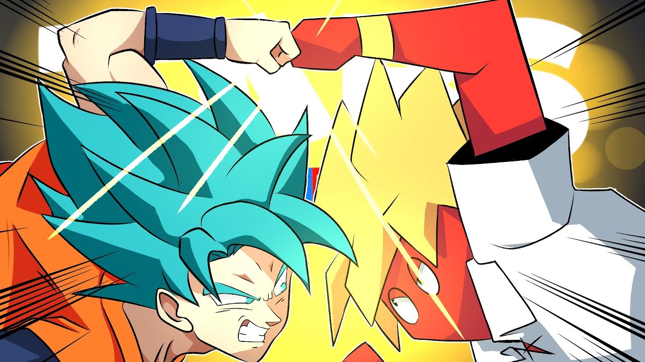 GOKU SSJ BLUE vs SUPER PEASANT - Totally Accurate Battle Simulator