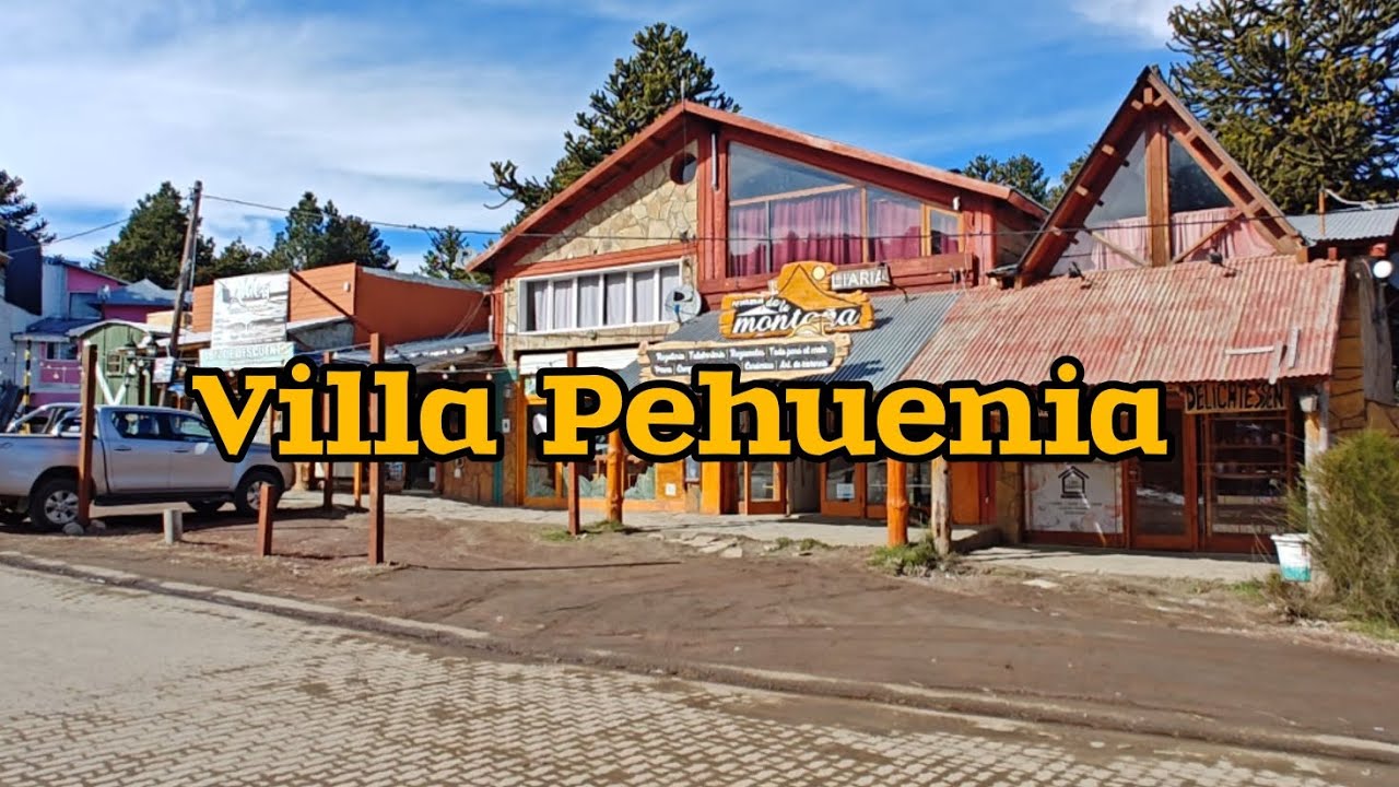 Villa Pehuenia, así es el centro comercial de villa pehuenia