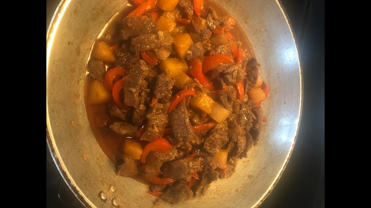 Beef with Pineapples Filipino Recipe