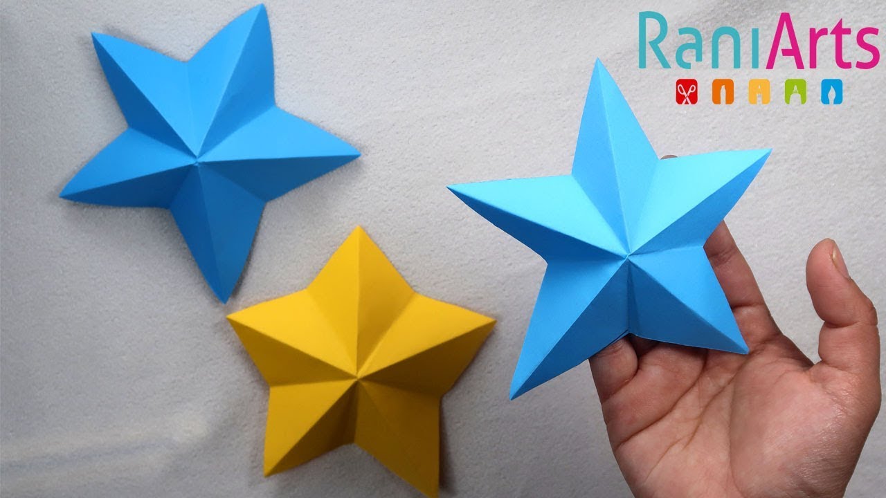 CÓMO HACER ESTRELLAS DE PAPEL PERFECTAS - DIY FÁCIL