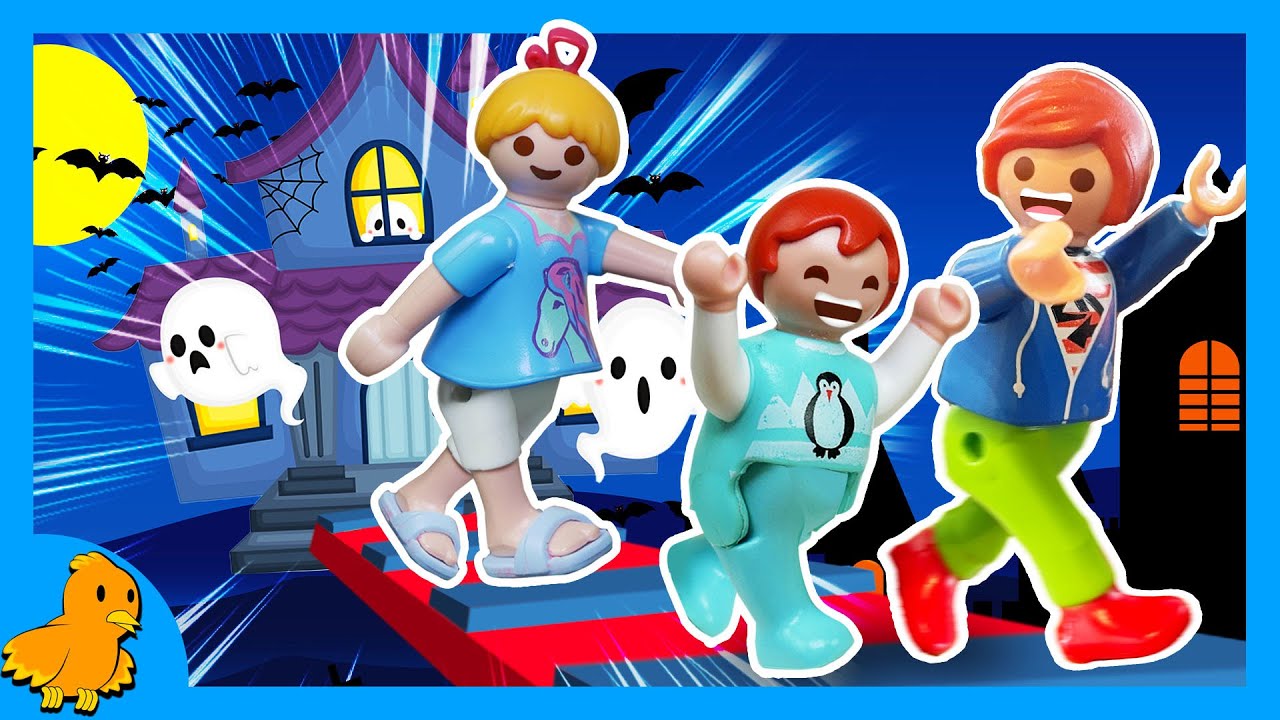 HALLOWEEN IN ROBLOX mit Julian, Hannah & Emma | Playmobil Familie Vogel