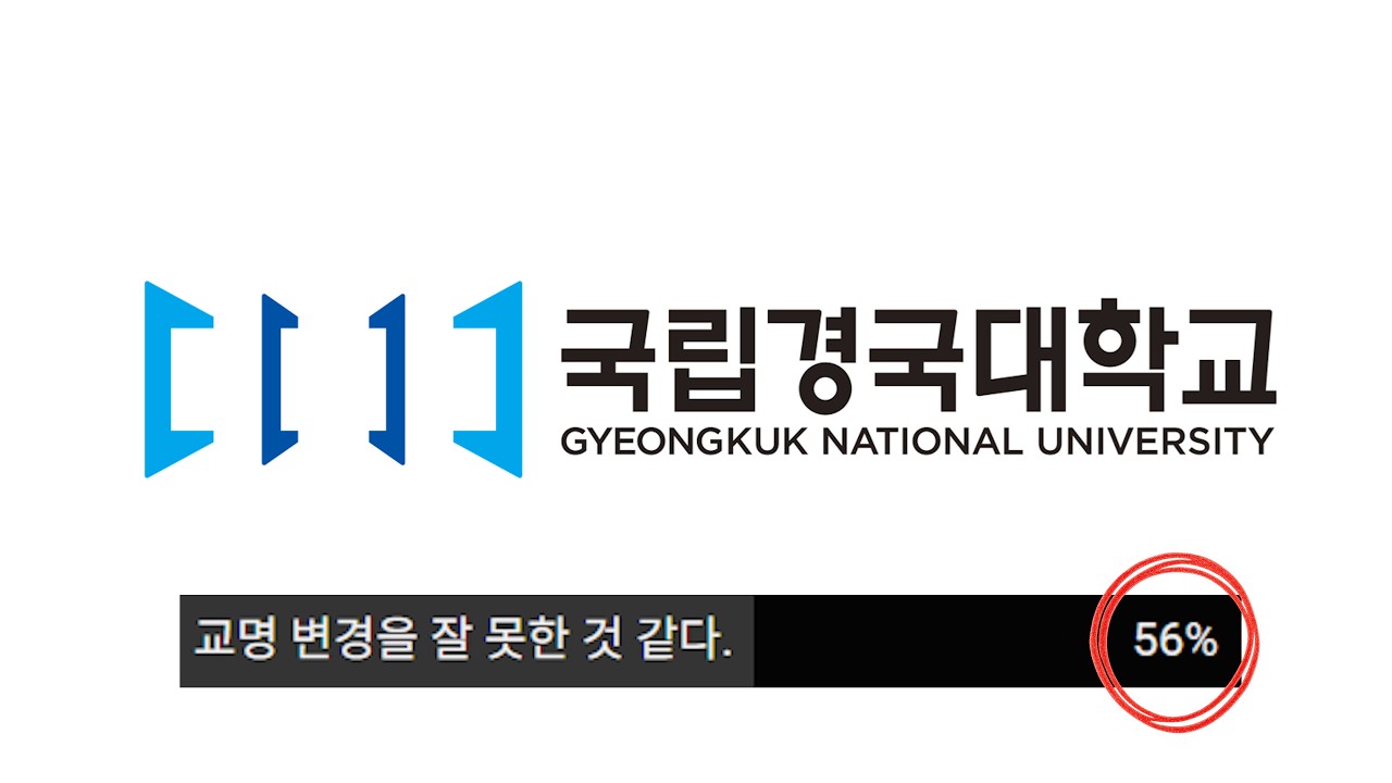 교명 변경 1년이 다돼가는데도 여전히 논란인 대학.
