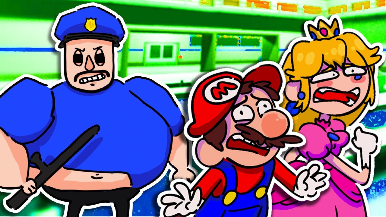 NEW ESCAPE FROM BARRY'S JAIL! Mario Plays Escape Barry's Prison Run Roblox Ft. Princess Peach