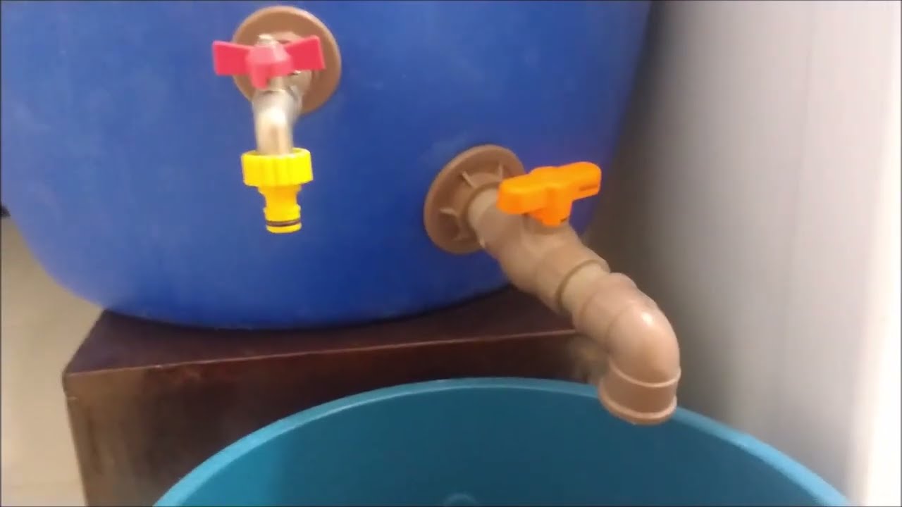 Bombona para água da máquina de lavar (com torneirona de 32 mm) - parte 2