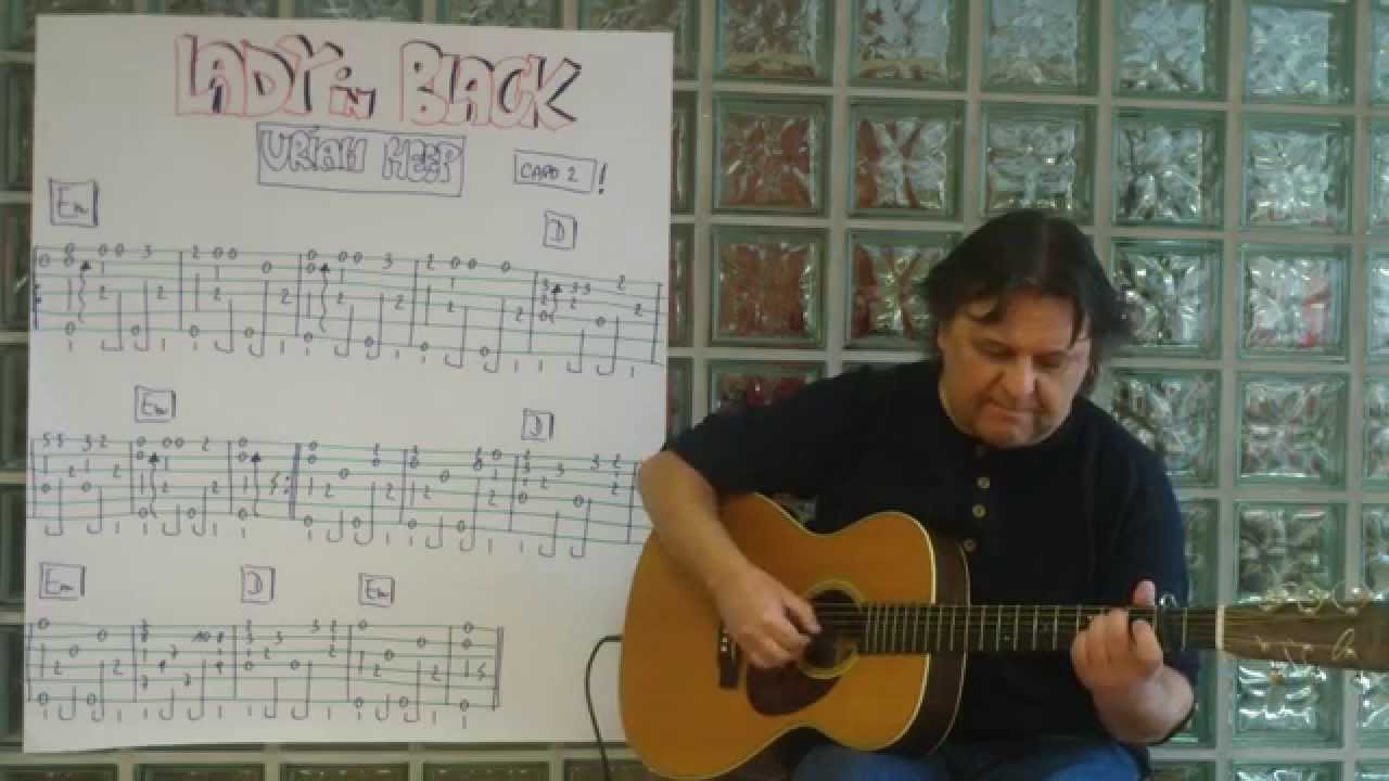 Fingerstyle Guitar Lesson # 82: LADY IN BLACK (Uriah Heep)