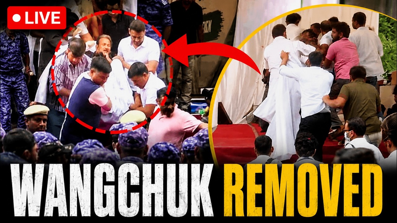 Sonam Wangchuk Hospitalised LIVE | High Drama At Jantar Mantar On Hunger Strike Day 21